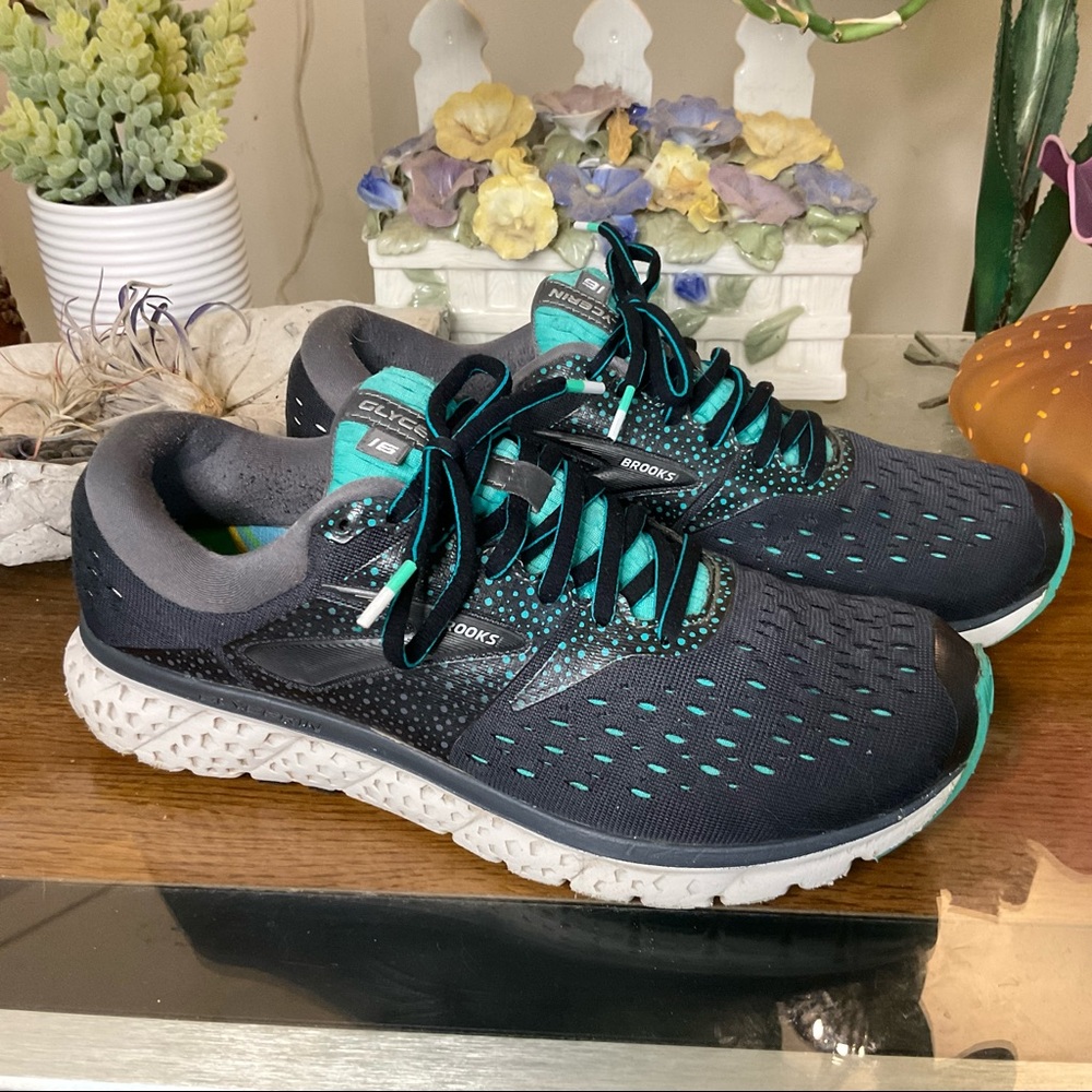 BROOKS WOMENS GLYCERIN 16 RUNNING SHOES SZ 10 Wide